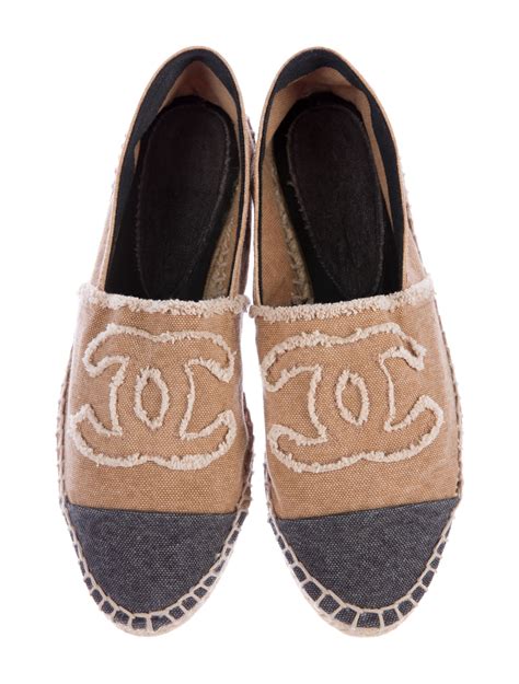 canvas chanel espadrilles